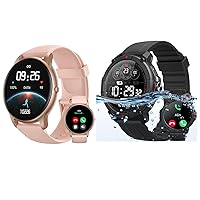 Parsonver Smart Watch((Answer/Make Calls), PS01G Bundle with PSSW1B