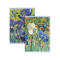 Caspari Van Gogh Irises Blank Notecards, Set of 8
