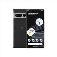 Pixel 7 Pro – Unlocked Android 5G smartphone with telephoto lens, wide-angle lens and 24-hour battery – 128GB – Obsidian
