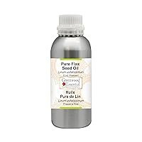 Pure Flax Seed Oil (Linum usitatissimum) Cold Pressed 1250ml (42 oz)