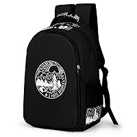 I Hate People Backpack Double Deck Laptop Bag Casual Travel Daypack for Men Women