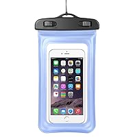 Floating Waterproof Phone Pouch Dry Bag Waterproof Phone Case for Samsung Galaxy S21 S22 S23 Ultra S20 Plus S21 FE Note 20 A54 A53 A13 A03s A12 Google Pixel 6a 7 Pro iPhone 13 12 11 Pro Max 14 Plus SE