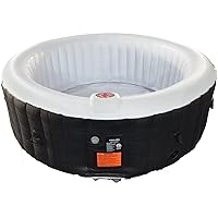 #WEJOY AquaSpa Hot Tub Air Jet Spa 4-6 Person Blow Up Portable Hot Tub with 130 Bubble Jets Inflatable Outdoor Heated Round Hot Tub Spa