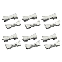 Ewatchparts 6 SET 555 END LINK PIECE COMPATIBLE WITH 20MM VINTAGE MENS ROLEX OYSTER WATCH BAND TOP QLTY