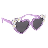 Stephen Joseph Cute Fashion, Kids Round Flower, Girls Heart Sunglasses