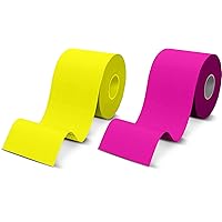 SB SOX 2 Rolls Kinesiology Tape (Yellow + Pink)