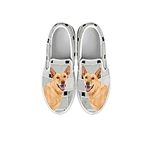 Kid's Slip Ons-Amazing Dogs Print Slip-Ons Shoes for Kids (Choose Your Breed) (11 Child (EU28), Carolina Dog)