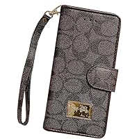 Luxury Wallet Case for Apple iPhone 15 Pro Max,Classic Vintage Designer Pattern Premium Magnetic with Stand Function Leather Flip Full Protection Case for Apple iPhone 15 Pro Max(6.7