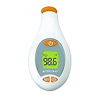 Temple & Underarm Thermometer | Infrared Measurements | Fast 4-Second Readout | Fever Alert | Backlit Display | Programmable Timer | 1-Year Warranty