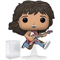 POP Rocks: Eddie [Van] Halen with Guitar Funko Vinyl Figure (Bundled with Compatible Box Protector Case)