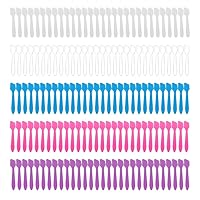 150 Pack MINI Makeup Spatulas, Reusable Cream Tip Spatulas Frosted Cosmetic Spatulas Scoops by Accmor