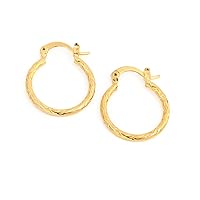 Cute Filigree Gold Color Earrings For Women Girls Children Vintage Antique Solid Earrings