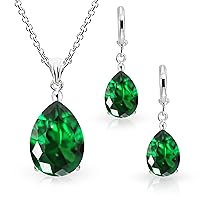 Crystalline Azuria Jewellery Sets for Women Wedding Jewellery Sets Bridal Jewellery Set with Necklace and Earring for Bride Cubic Zirconia Bridesmaid Jewellery