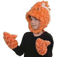 Underwraps Kid's Children's Animal Pack Dress Up Kit - Clown Fish Childrens Costume, Orange, One Size