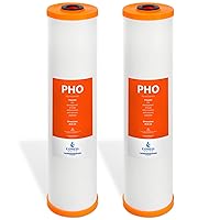 Polyphosphate Anti-Scale Water Replacement Filter – Whole House Replacement Water Filter – PHO High Capacity Water Filter – 4.5” x 20” inch – 2 Pack