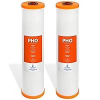 Express Water Polyphosphate Anti-Scale Water Replacement Filter – Whole House Replacement Water Filter – PHO High Capacity Water Filter – 4.5” x 20” inch – 2 Pack