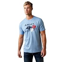 ARIAT Men's Surfboarding Western Aloha T-Shirt
