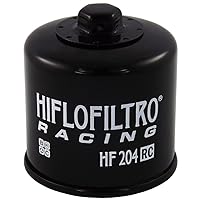 HiFloFiltro HF204RC Black RC High Performance Premium Oil Filter, Single