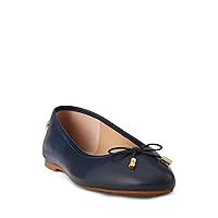 LAUREN Ralph Lauren Women's Jayna Nappa Leather Flat Ballet