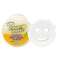 Scrub Daddy PowerPaste Bundle - Clay Based Cleaning & Polishing Scrub - Non Toxic Cleaning Paste for Grease, Limescale & More - Includes 1 Scrub Mommy Sponge (2 Pieces)