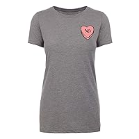 I Hate Valentine's Day Shirts, Woman Crew Neck T-Shirts, Candy Heart T-Shirts - No