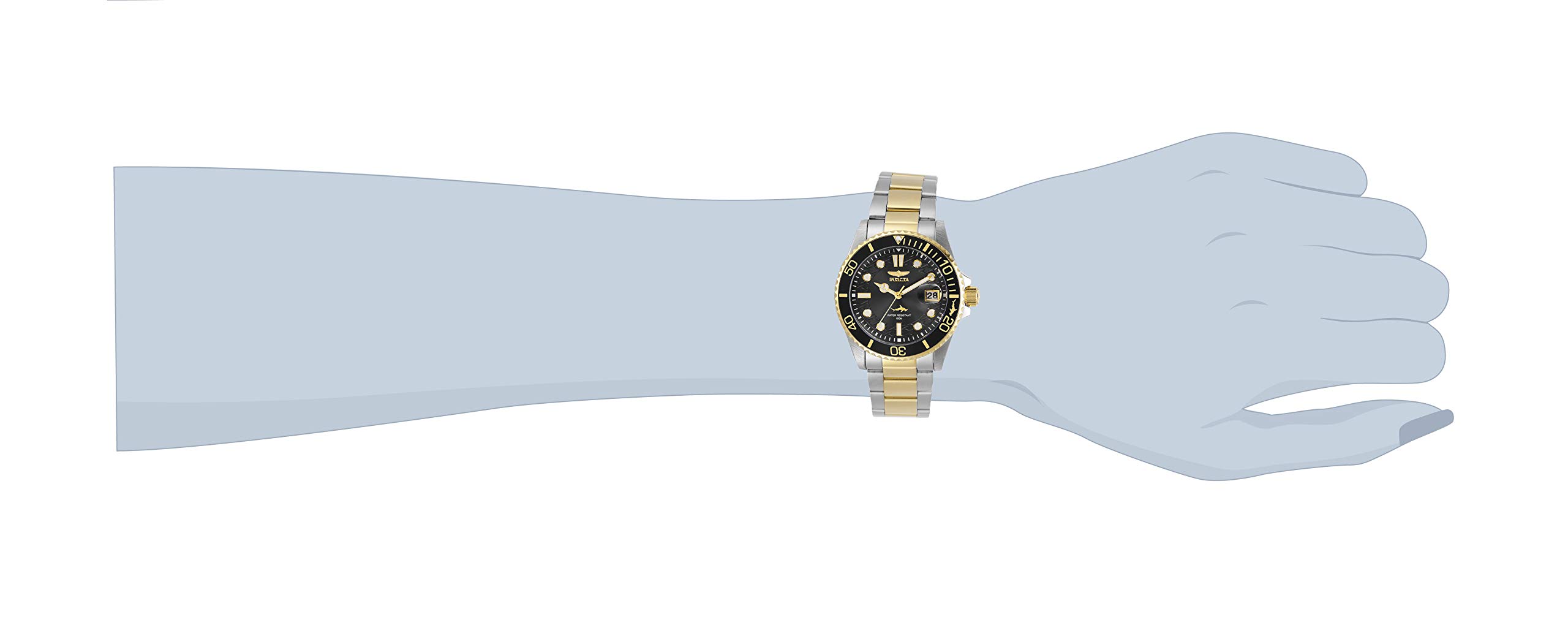 Invicta Women's Pro Diver Quartz Watch, Two Tone, 30483