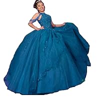 Women's Tulle Lace Crystal Layers Quinceanera Dress Ball Gown Sweet 16 Dresses
