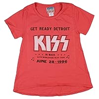 KISS Girl's Get Ready Detroit Worldwide Tour Vintage T-Shirt