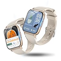 Newluck Smart Watch with Various Functions (2024 Pre-Released) Smartwatch, Bluetooth 5.3 Calling Function, 1.85 Inch Large Screen, Smart Watch, Smartwatch, Android Compatible, Android Compatible, 100
