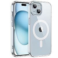 Shamo's for iPhone 15 Case Clear - Compatible with MagSafe - Not Yellowing- Premium Transparent Protective Cover with Enhanced Durability - Slim Design - Wireless Charging Compatibility