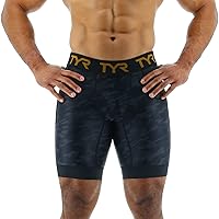 TYR Men's Athletic Performance Workout Compression Short