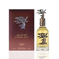 Lattafa Perfumes Eternal Oud for Women Eau de Parfum Spray, 3.4 Ounce