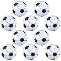 OULUN Inflatable Soccer Ball (10 pcs), 11 Inch PVC Beach Ball for Pool Football Games, Summer Party Supplies