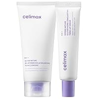 celimax Derma Nature Relief Madecica pH Balancing Foam Cleansing 150ml + Derma Nature Glutathione Long Lasting Tone Up Cream 1.18 fl oz Bundle