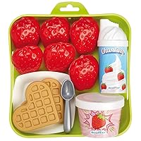 Écoiffier 978 Strawberry Tray 100% Chef-12 Accessories from 18 Months Made in France