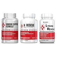 Immune Support Supplement for Adults, H Rescue Immune Support Supplement for Adults, Lysine Rescue, Amino Acid Supplement for Stronger Immune Health & Collagen Synthesis in Women & Men