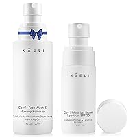 SPF 30 Face Moisturizer & Gentle Facial Cleanser Set - Natural Anti Aging Skincare Gift for Women & Men, Protects, Reduces Wrinkles, Soothes & Hydrates Skin.