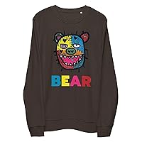 Artsy Bear Sweatshirt Deep Charcoal Grey XL