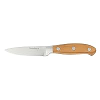 Oprah's Favorite Things - 4 Inch German Steel Paring Knife W/Italian Olive Wood Forged Handle