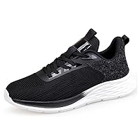 Men's Breathable Lace-up Mesh Sports Sneakers Jogging Walking Road Running Shoes