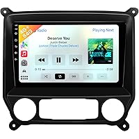 8-Core 4+64GB, Android 12 Car Radio for Chevy Silverado GMC Sierra 2014-2018 with Carplay Android Auto, 10