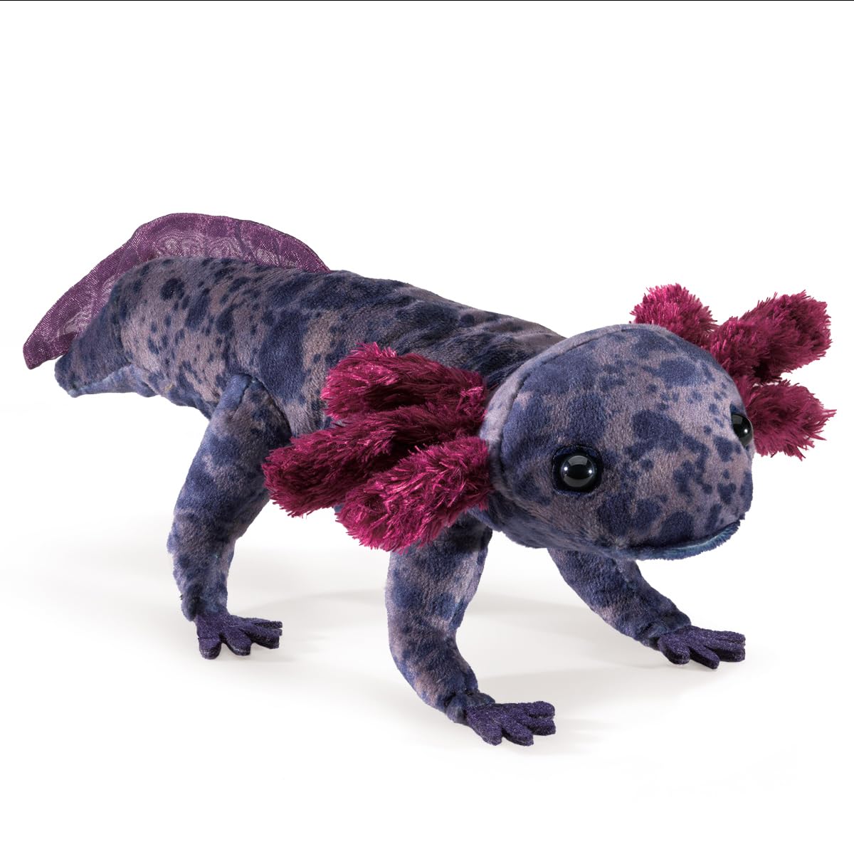 Folkmanis Black Axolotl Finger Puppet