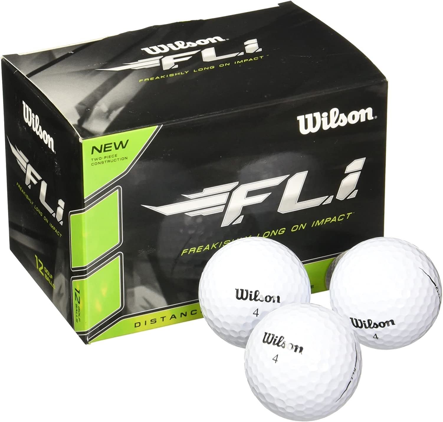 WILSON Staff F.L.I. Golf Balls (Pack of 12)