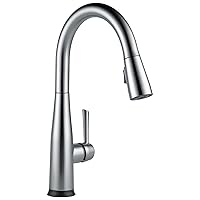 Delta Faucet Essa Touch Kitchen Faucet, Brushed Nickel Kitchen Faucet with Pull Down Sprayer, Kitchen Sink Faucet, Touch Faucet for Kitchen Sink, Delta Touch2O, Arctic Stainless 9113T-AR-DST