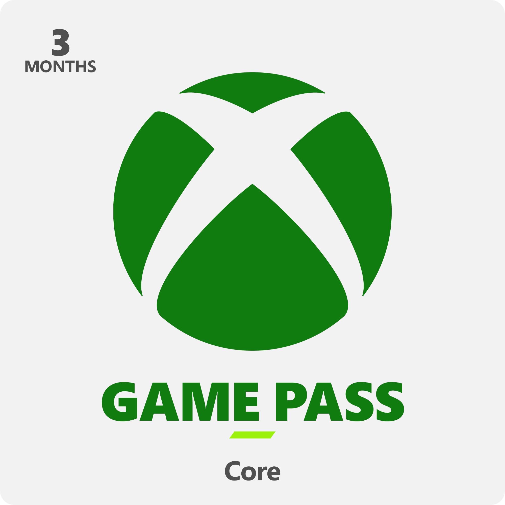 Xbox Game Pass Core – 3 Month Membership [Digital Code]