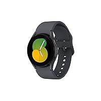 SAMSUNG Galaxy Watch 5 40mm LTE Smartwatch w/Body, Health, Fitness and Sleep Tracker, Improved Battery, Sapphire Crystal Glass, Enhanced GPS Tracking, US Version, Gray