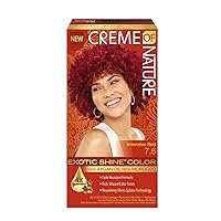 Creme of Nature Exotic Shine Hair Color With Argan Oil from Morocco, 7.6 Intensive Red, 1 Application