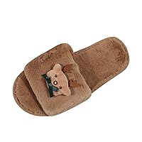 Womens Slipper Memory Foam Fluffy Soft Warm Slip On House Slippers,Anti- Cozy Plush for Indoor OutdoorCotton Slippers