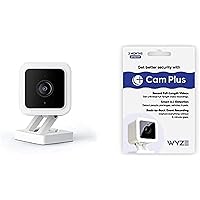 Wyze Cam v3 with Color Night Vision, Wired 1080p HD Indoor/Outdoor Security Camera, 2-Way Audio, Compatible with Alexa, Google Assistant, and IFTTT, 3-Pack