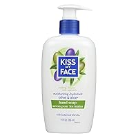 Kiss my face moisturizing hand soap, olive & aloe 9 oz